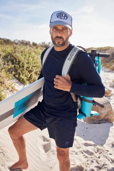 JP1880 Jay-Pi UV Protection Long Sleeve Swimming Top Navy Blue - Sportbekleidung & outdoor - Sportbekleidung in große größen für herren