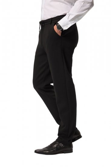 JP1880 New York Flexnamic Jerseyhose mit elastischem Bund Schwarz - Herrenanzüge und -blazer - Herrenanzüge und -blazer in großen Größen