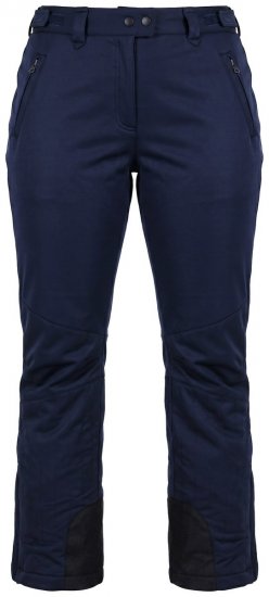 Ulla Popken 824297 Softshellhose mit Schneefang Dunkelblau - Skibekleidung - 