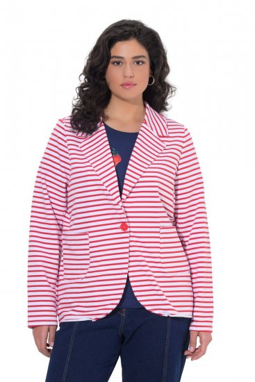 Ulla Popken 824355 Jerseyblazer Koralle - Blazer - Blazer in großen Größen für Damen