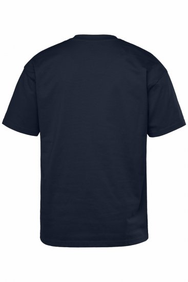 STHUGE 824720 Oversize T-Shirt Dunkelblau - Herren-T-shirts - Herren-T-Shirts in großen Größen