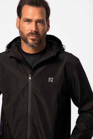 Jay-Pi 825611 Regenjacke mit getapten Nähten Schwarz - Herren jacken - Herren Jacken in großen Größen