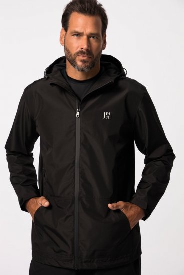 Jay-Pi 825611 Regenjacke mit getapten Nähten Schwarz - Herren jacken - Herren Jacken in großen Größen