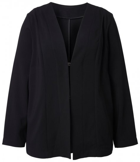 Ulla Popken 825828 Jacke Schwarz - Jacken - Damenjacken in großen Größen