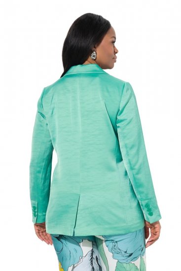 Ulla Popken 826161 Strukturierter Blazer Grün - Blazer - Blazer in großen Größen für Damen