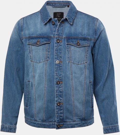 JP1880 826234 Jeansjacke mit Brusttaschen Denimblau - Herren jacken - Herren Jacken in großen Größen
