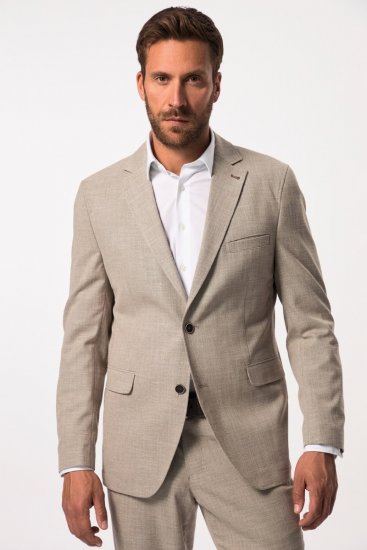 JP1880 Bamboo Flexnamic Sakko Sand - Herrenanzüge und -blazer - Herrenanzüge und -blazer in großen Größen