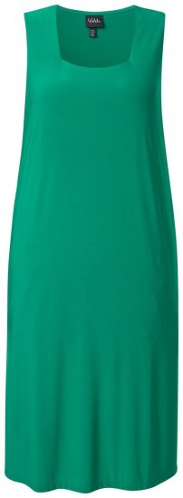 Ulla Popken 827908 Ärmelloses Jerseykleid Grün - Jerseykleider - 