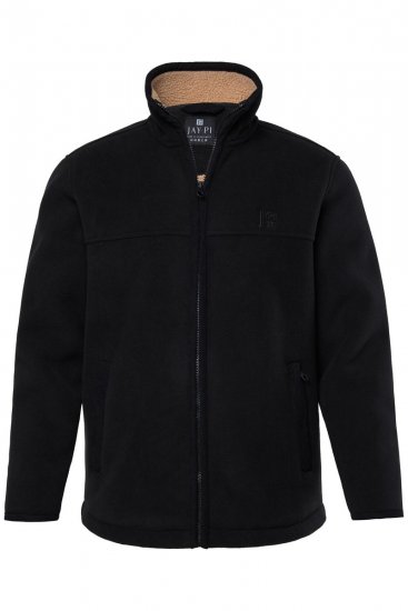 JAY-PI Level 4 Fleece Jacket Black - Sportbekleidung & outdoor - Sportbekleidung in große größen für herren