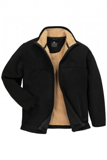 JAY-PI Level 4 Fleece Jacket Black - Sportbekleidung & outdoor - Sportbekleidung in große größen für herren