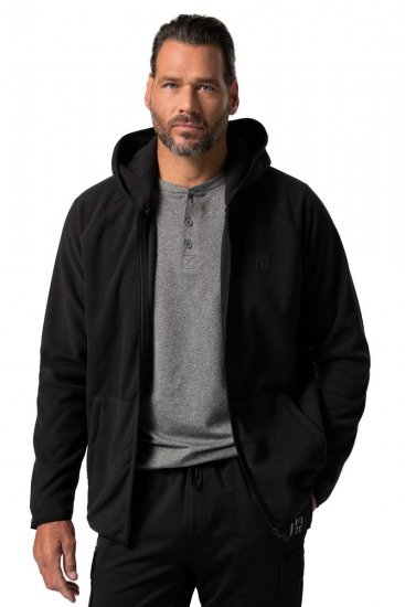JAY-PI Ultra-light Fleece Jacket Black - Herren-sweater und -hoodies - Herren-Sweater und -Hoodies in großen Größen