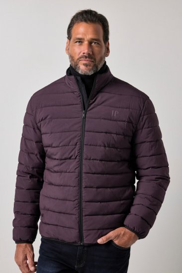 JP1880 828991 Steppjacke mit Stehkragen Pflaume - Herren jacken - Herren Jacken in großen Größen