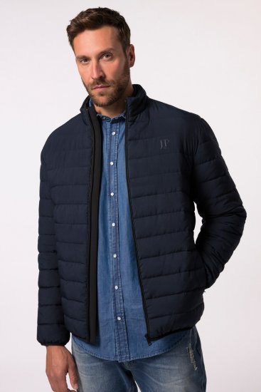 JP1880 Jacket Quilted Stand-up Collar Navy - Herren jacken - Herren Jacken in großen Größen