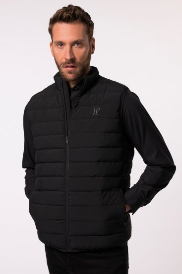 JP1880 Quilted Gilet Stand-Up Collar Black - Herren jacken - Herren Jacken in großen Größen