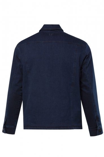 JP1880 829251 Jeansjacke mit Teddyfutter Dunkelblau - Herren jacken - Herren Jacken in großen Größen