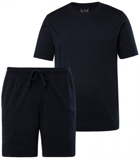 JP1880 829513 Schlafanzug kurze Form Bauchfit Dunkelblau TALL - TALL unterwäsche & bademode - TALL Unterwäsche & Bademode