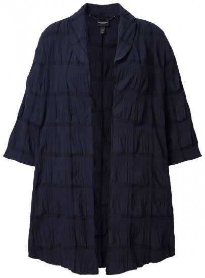 Ulla Popken 829575 Jacke Dunkelblau - Jacken - Damenjacken in großen Größen