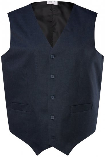 Men+ 665 Sevilla Anzugweste Dunkelblau - Herrenanzüge und -blazer - Herrenanzüge und -blazer in großen Größen