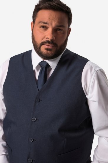 Men+ 665 Sevilla Anzugweste Dunkelblau - Herrenanzüge und -blazer - Herrenanzüge und -blazer in großen Größen