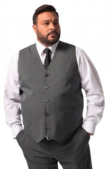 Men+ 668 Madrid Anzugweste Anthrazit - Herrenanzüge und -blazer - Herrenanzüge und -blazer in großen Größen