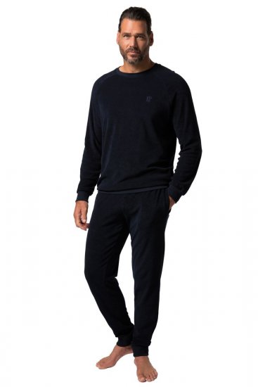 JP1880 Pyjamas Two-piece Belly Fit Dark Navy - Herrenunterwäsche & bademode - Herrenunterwäsche & Bademode in großen Größen