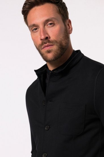 JP1880 Comfortable & Stretchy FLEXNAMIC® Light Jacket Black - Herren jacken - Herren Jacken in großen Größen