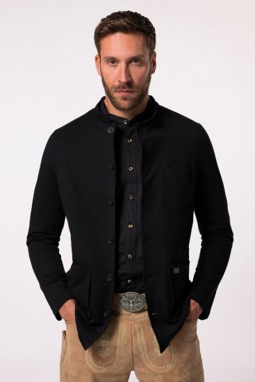 JP1880 Comfortable & Stretchy FLEXNAMIC® Light Jacket Black - Herren jacken - Herren Jacken in großen Größen