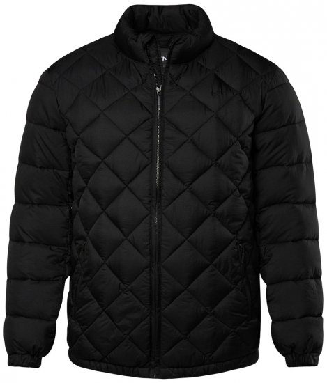 Men+ 494 Steppjacke mit Stehkragen Schwarz - Herren jacken - Herren Jacken in großen Größen