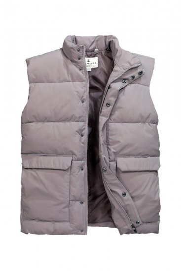 JP1880 831639 Weste gesteppt aus recyceltem Polyester Dunkelgrau - Herren jacken - Herren Jacken in großen Größen