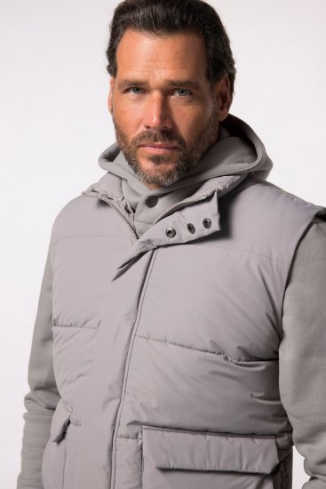 JP1880 831639 Weste gesteppt aus recyceltem Polyester Dunkelgrau - Herren jacken - Herren Jacken in großen Größen
