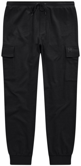 Men+ 113 Jogginghose mit Cargotaschen Schwarz - Jogginghosen für herren - Jogginghosen für Herren in großen Größen