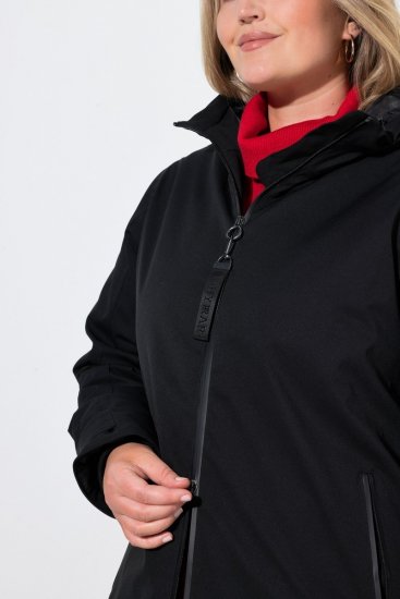 Ulla Popken 833341 Funktionsjacke Schwarz - Jacken - Damenjacken in großen Größen
