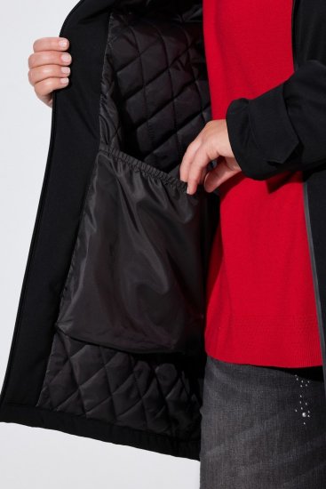Ulla Popken 833341 Funktionsjacke Schwarz - Jacken - Damenjacken in großen Größen