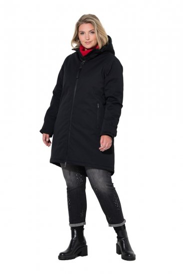 Ulla Popken 833341 Funktionsjacke Schwarz - Jacken - Damenjacken in großen Größen