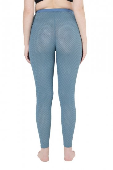 Ulla Popken 833718 Strumpfleggings mit Spitze Petrol - Strumpfhosen & Socken - 