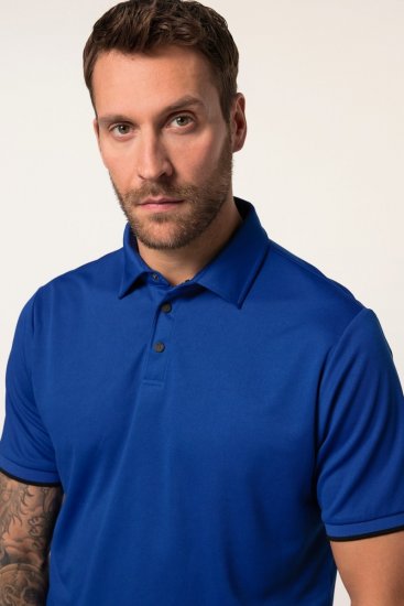 JP1880 Jay-Pi QuickDry Golf Polo Shirt Titanium Blue - Sportbekleidung & outdoor - Sportbekleidung in große größen für herren