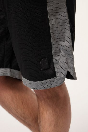 JP1880 Jay-Pi Bermuda QuickDry Mesh Fitness Shorts Black - Sportbekleidung & outdoor - Sportbekleidung in große größen für herren