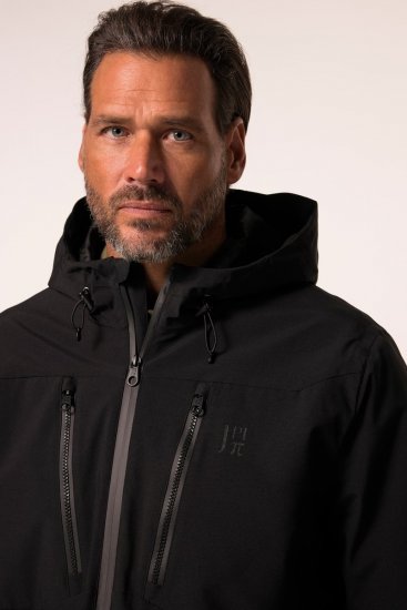 Jay-Pi 834145 Wasserdicht Funktionsjacke Schwarz - Sportbekleidung & outdoor - Sportbekleidung in große größen für herren