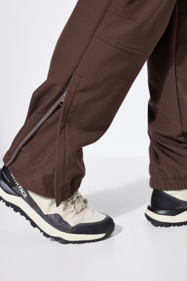 Ulla Popken 834662 Softshellhose mit Fleecefutter Taupe - Outdoor - 