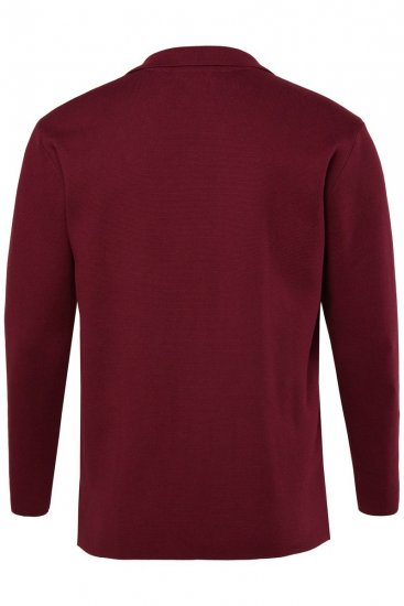 Boston Park 747 Flexlastic Stricksakko Aubergine - Herrenanzüge und -blazer - Herrenanzüge und -blazer in großen Größen