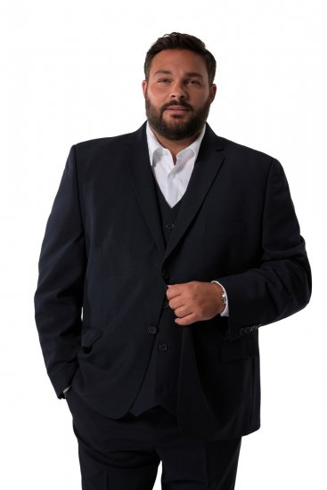 Men+ 064 Porto Sakko Dunkelblau - Herrenanzüge und -blazer - Herrenanzüge und -blazer in großen Größen