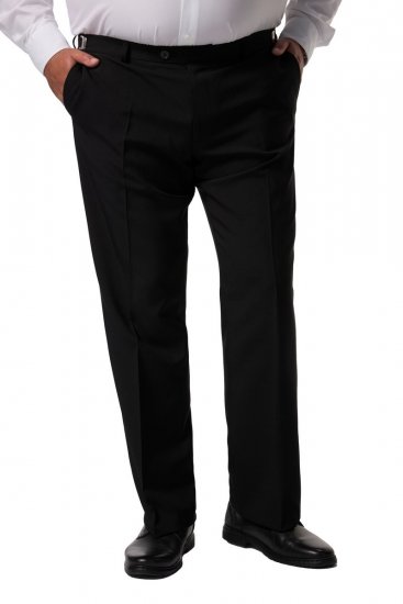 Men+ 065 Porto Anzughose Schwarz - Herrenanzüge und -blazer - Herrenanzüge und -blazer in großen Größen