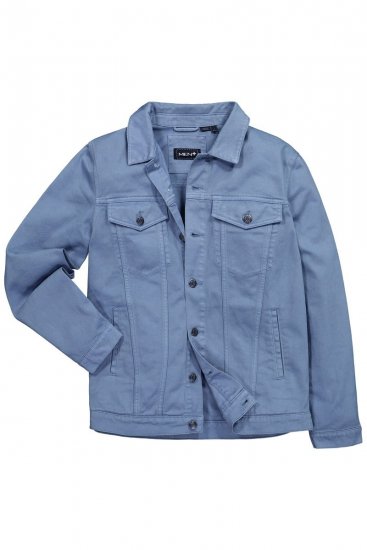 Men+ 446 Jeansjacke mit Brusttaschen Denimblau - Herren jacken - Herren Jacken in großen Größen