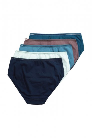 Ulla Popken 835618 Slips 5er-Pack Wollweiß - Slips - 
