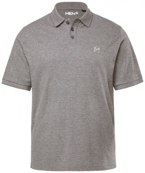 Men+ 256 Poloshirt Grau - Polo-shirts für herren - Polo-Shirts für Herren in großen Größen