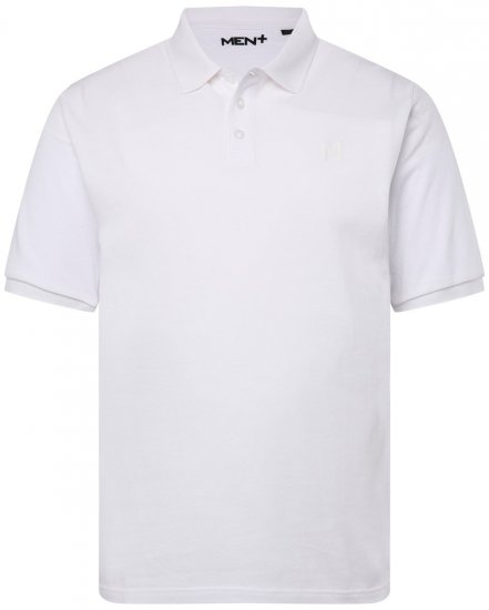 Men+ 256 Poloshirt Weiß - Polo-shirts für herren - Polo-Shirts für Herren in großen Größen