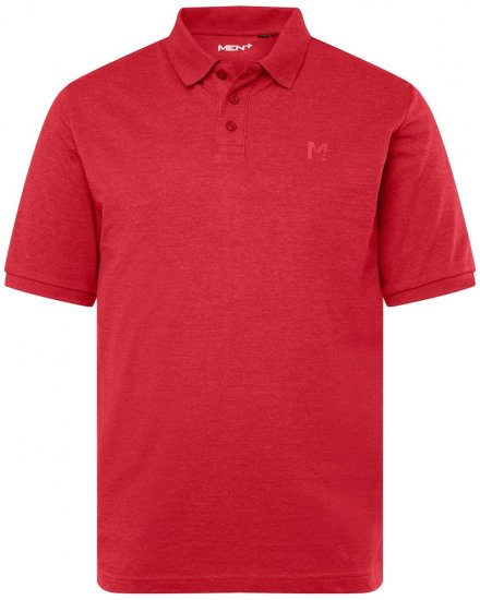 Men+ 256 Poloshirt Rot - Polo-shirts für herren - Polo-Shirts für Herren in großen Größen