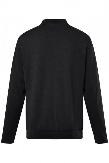 Men+ 274 Poloshirt Langarm Bauchfit Schwarz - Polo-shirts für herren - Polo-Shirts für Herren in großen Größen