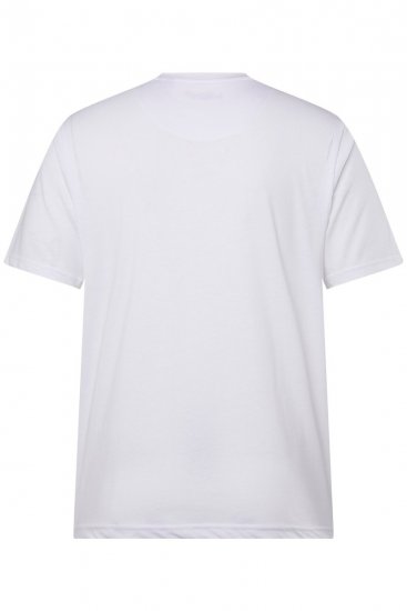 Men+ 276 T-Shirt Rundhals Weiß - Herren-T-shirts - Herren-T-Shirts in großen Größen