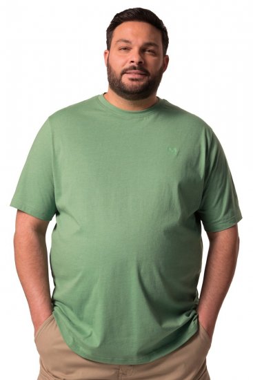 Men+ 276 T-Shirt Rundhals Grün - Herren-T-shirts - Herren-T-Shirts in großen Größen